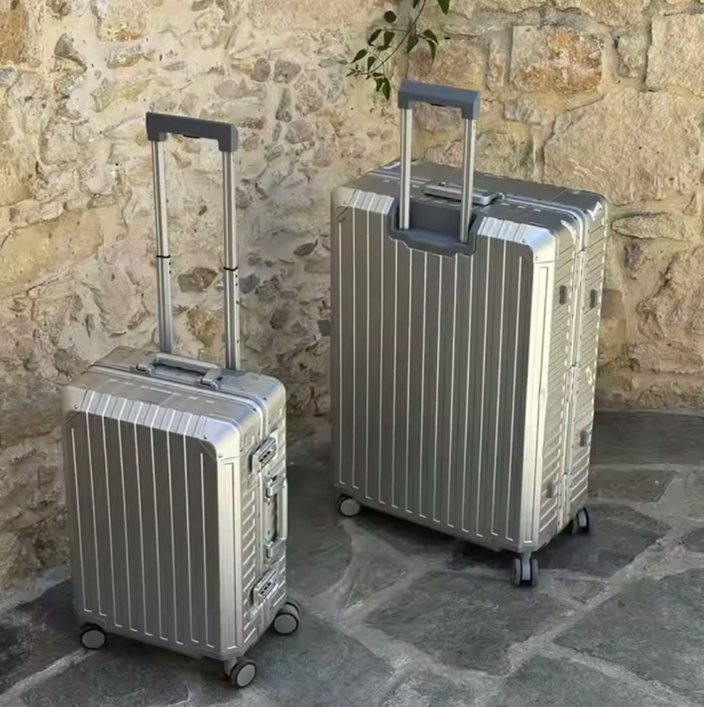 Valise Aluminium Gris clair