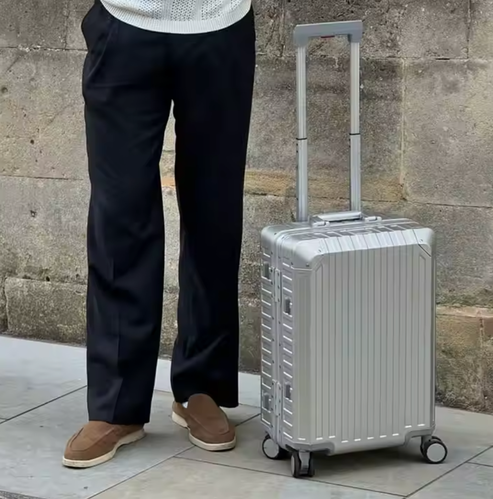 Valise Aluminium Gris clair