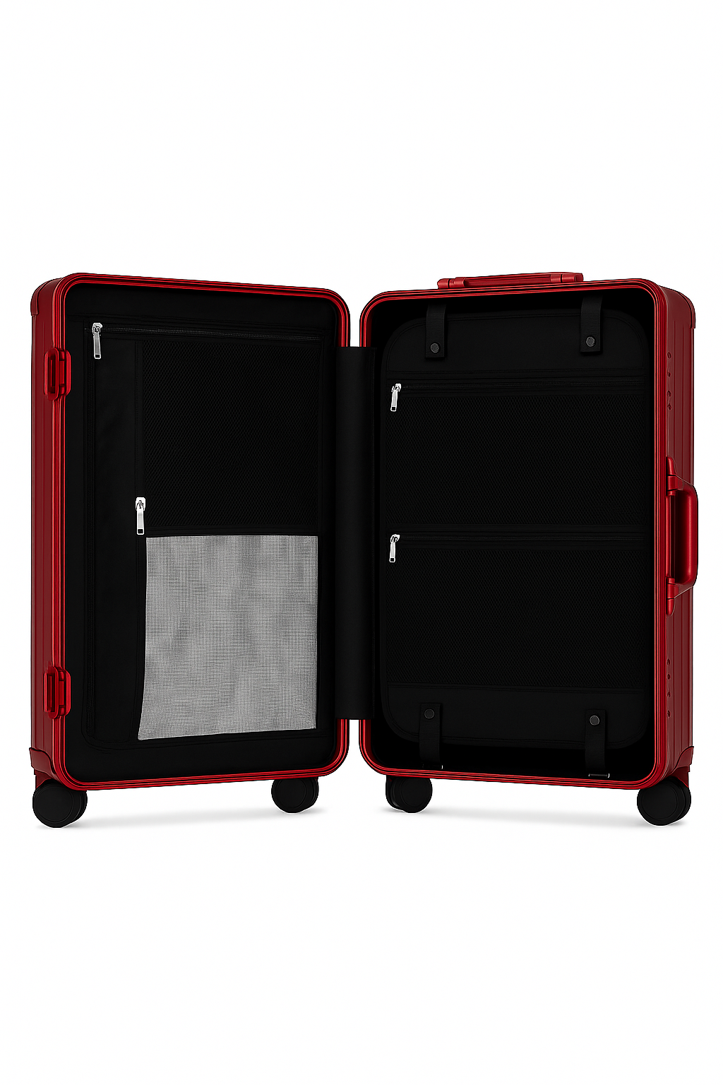 Valise Aluminium Rouge