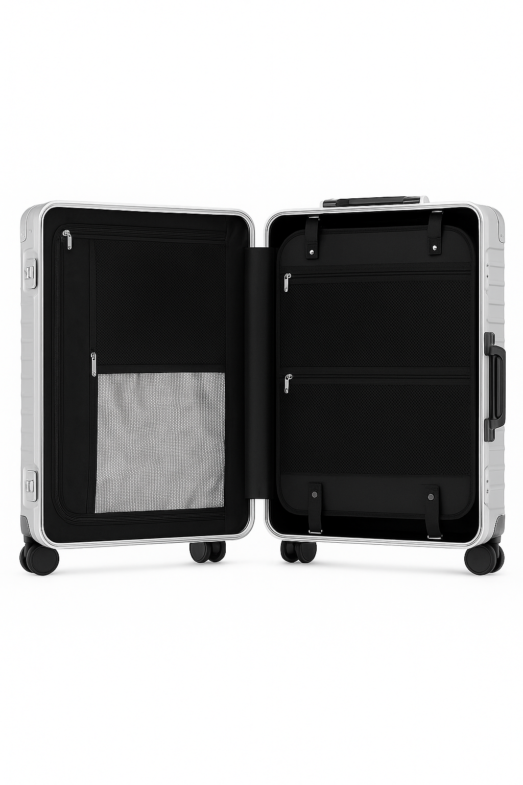 Valise Aluminium Gris clair